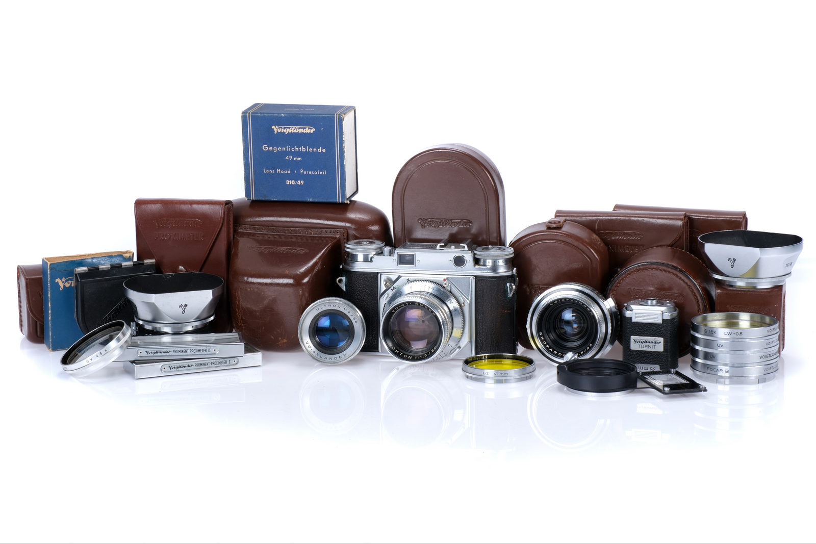 A Voigtländer Prominent Rangefinder Camera Outfit