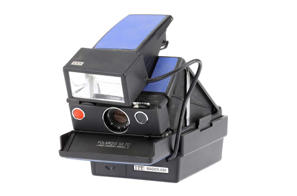 A Polaroid SX-70 Model 2 Land Camera